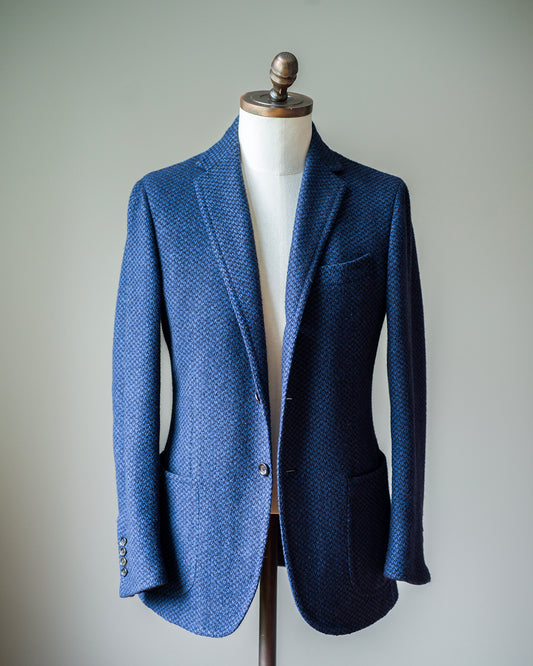 Stile Latino Single-Breasted Jacket in Pure Cashmere