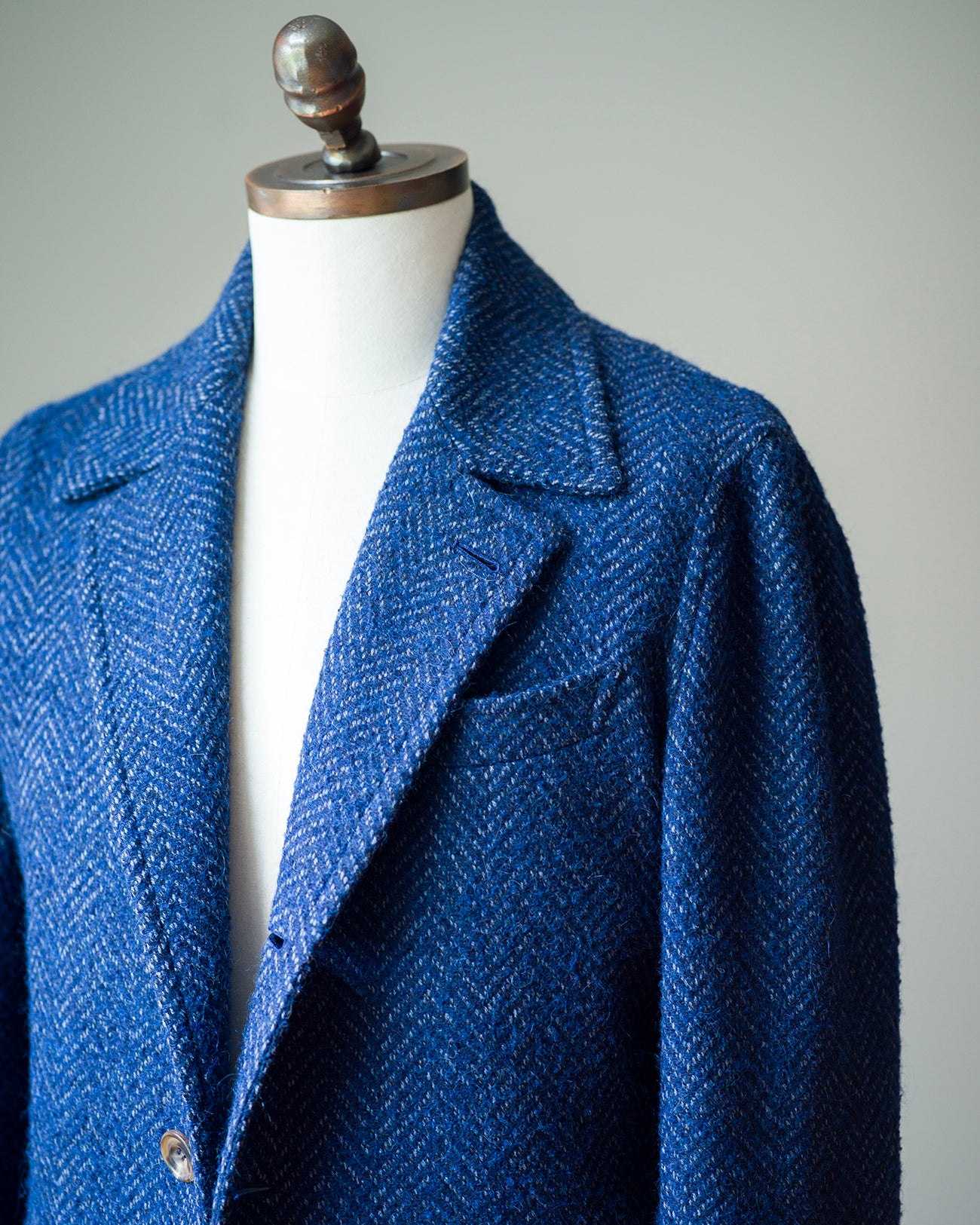 Sartoria Panico Tweed Caban Coat